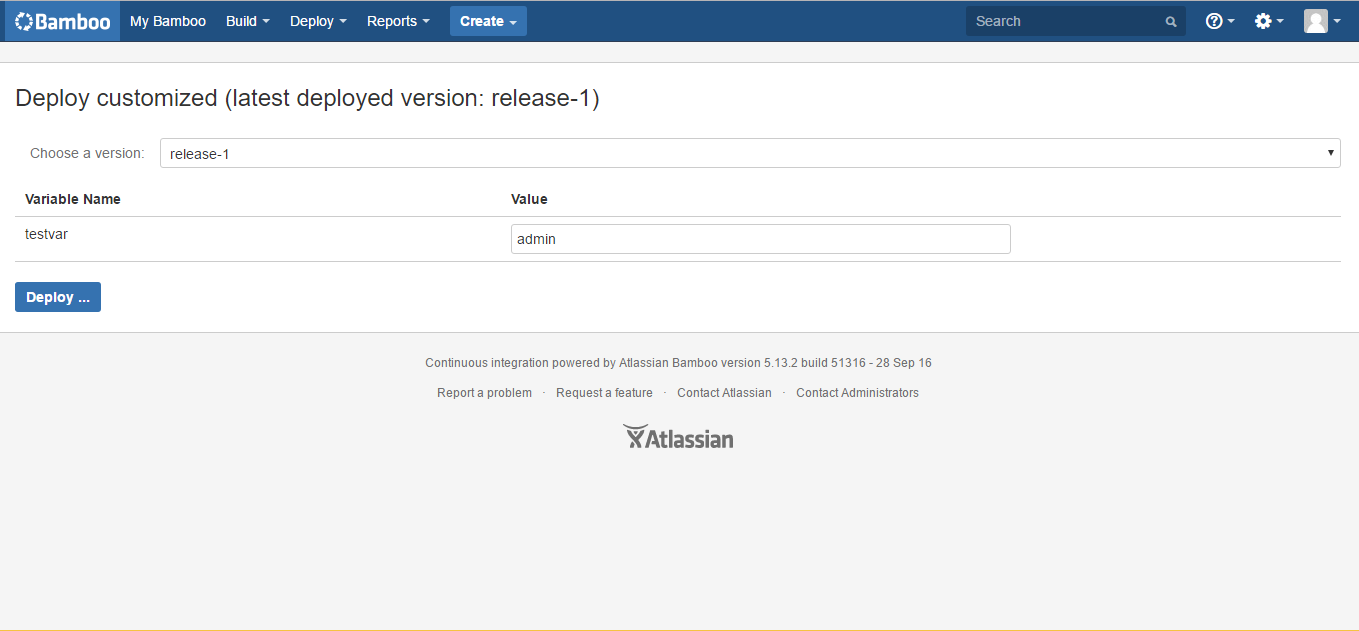 Atlassian Plugins & more Custom Deployments for Bamboo