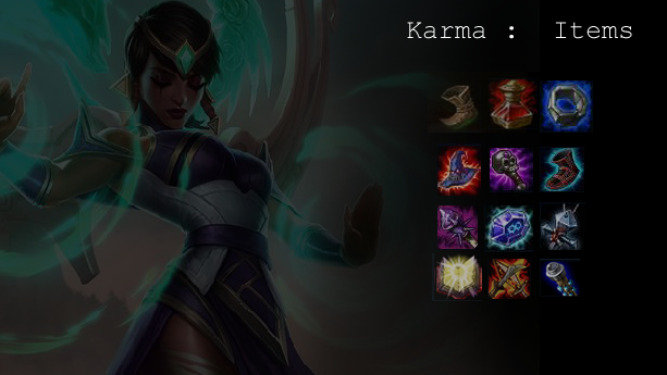 Build Karma Runes Karma Lol Aram Build | Karma ARAM Build, Runes, Items, and Skill Guide ...