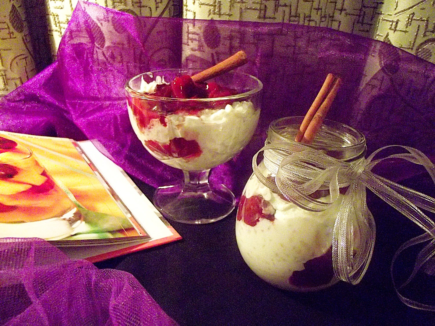 Orez cu lapte şi vişine