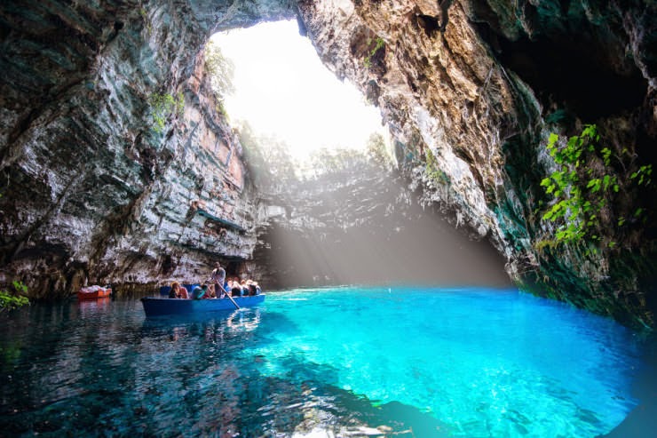7. Melissani Cave, Kefalonia, Hellas (Greece) - Top 10 Mediterranean Destinations