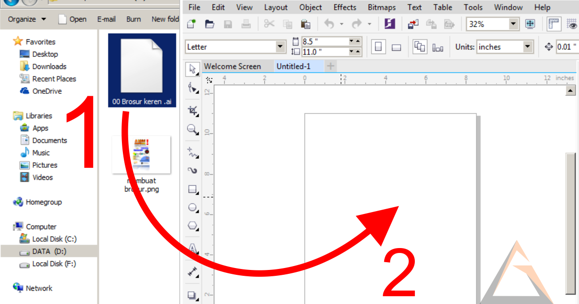 toturial corel draw 2 Easy Ways to Open and Edit File 'AI' 'PDF' 'PSD