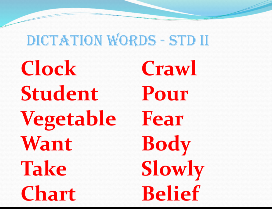 english-dictation-words-standard-1-2-3-4