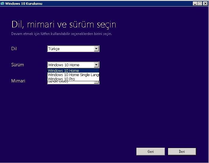 Windows 10 aktif iso ücretsiz indir
