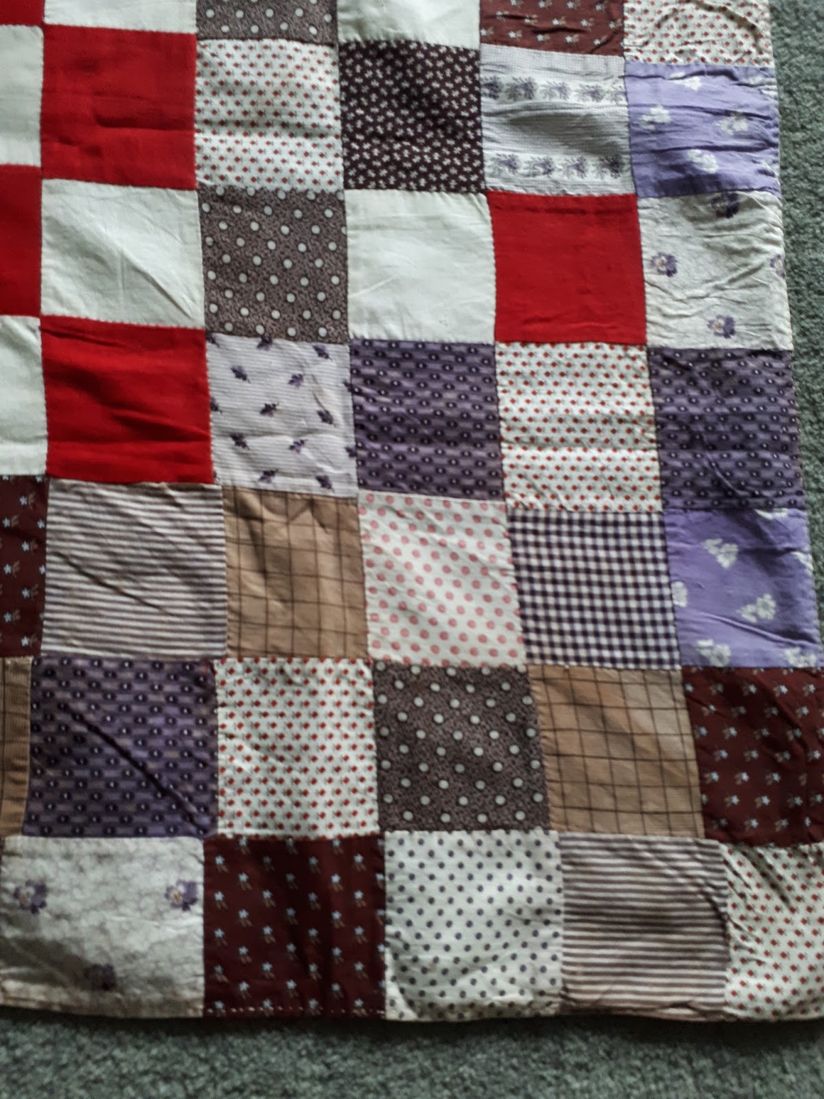 Welsh Quilts Patchwork Cot Quilt from Cumbria