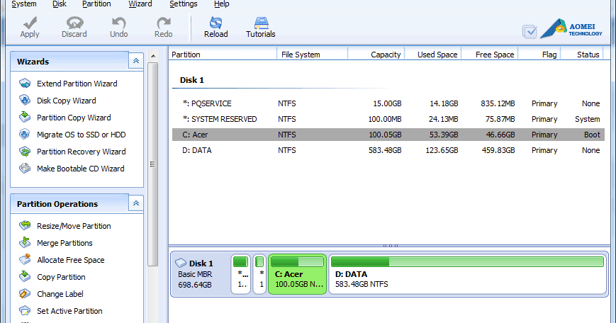 aomei partition assistant pro edition aomei partition assistant pro edition