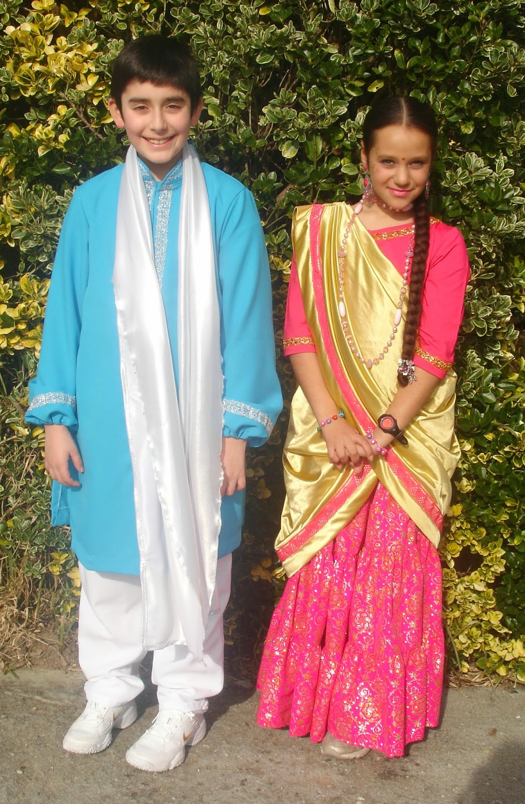 O obradoiro de Klor Disfraz de hindú