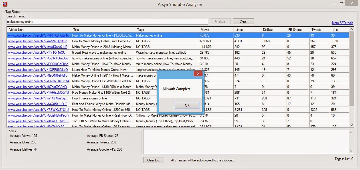 Download free ubots Arsyn Youtube Analyzer Analyze Youtube