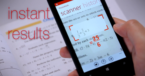 Introducing photomath an app that solves math equations using your 