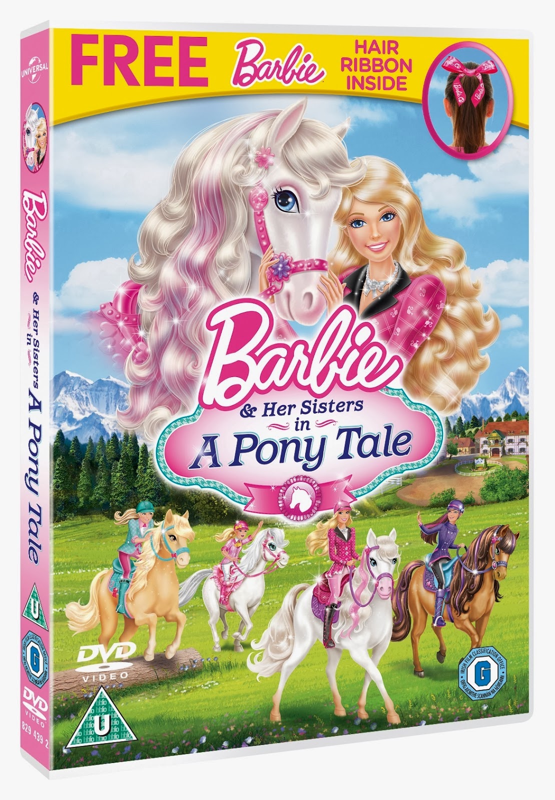Barbie and her Sisters in a Pony Tail DVD Cover