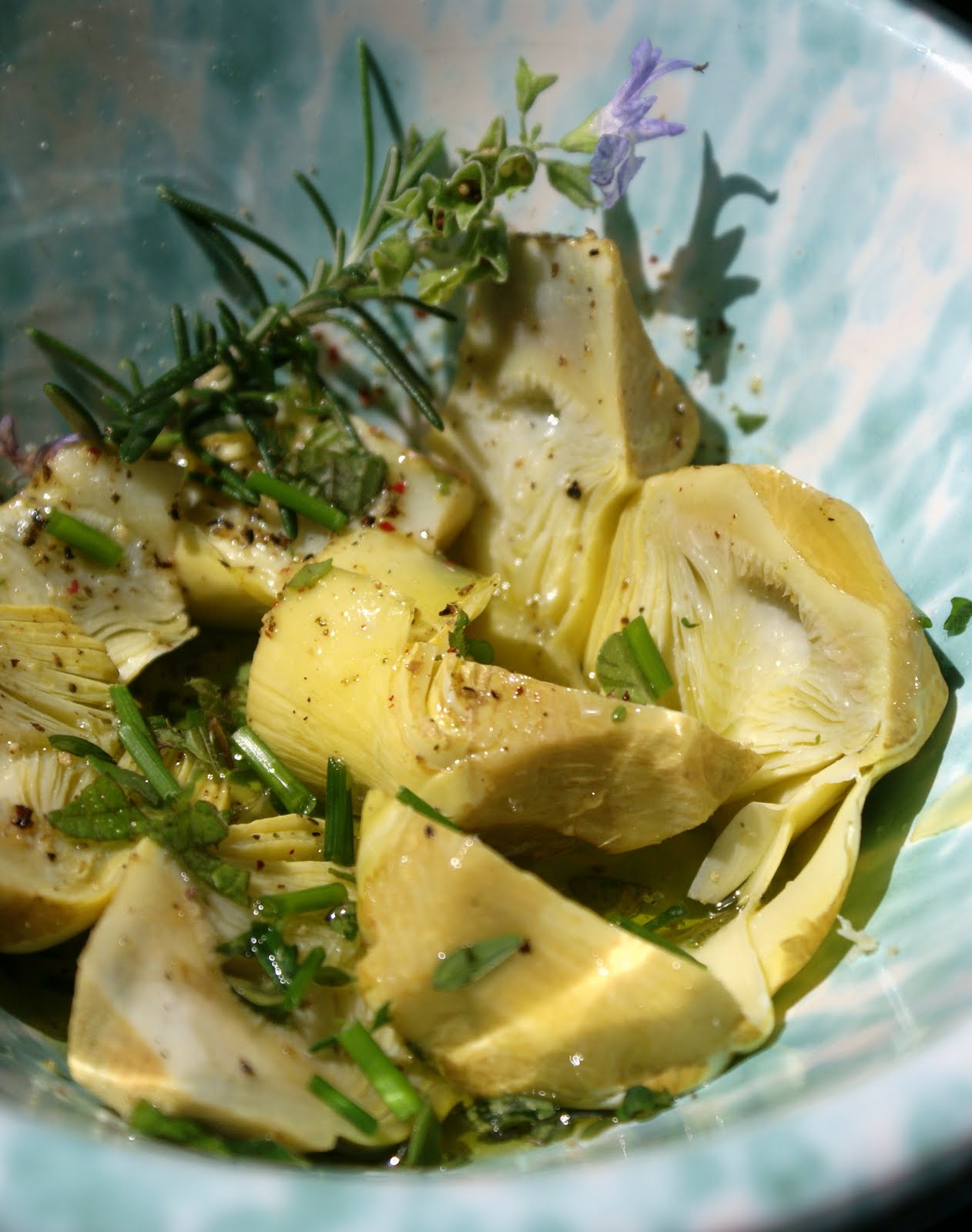 un pizzico di magia Carciofi sott'olio