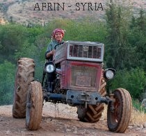 Afrin: Farmer drives own traktor
