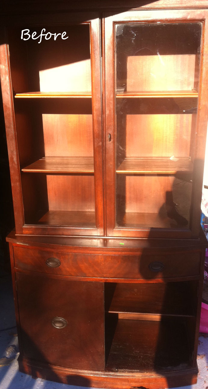 ReFound Vintage China turned Hutch