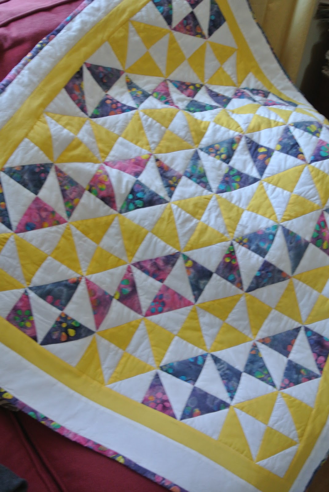 Sew many yarns Mini Quilt swap 1