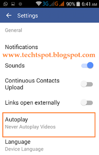 Turn Off Autoplay Video Option On Facebook2
