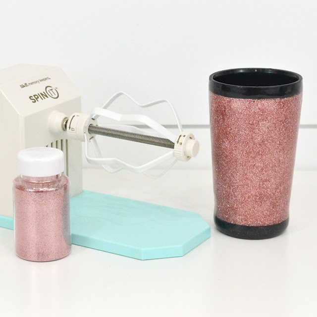 Aly Dosdall how to make a glitter tumbler with the spin it tumbler turner