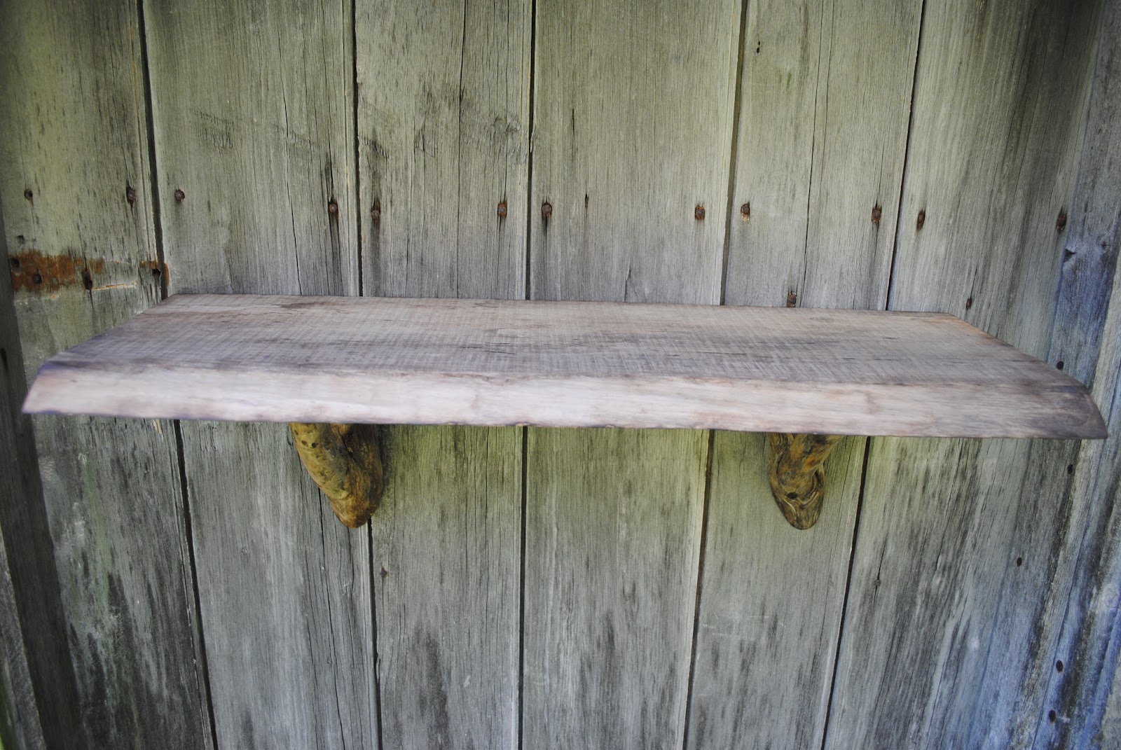 Earthly Wonders Rustic Wood Shelf For Sale