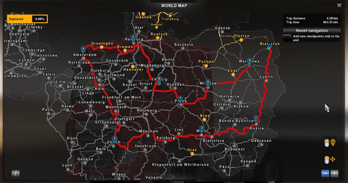 ETS 2 v1.49 - SCS MAP - vom Lkw zubehör ETS2 - *GamePlay* 