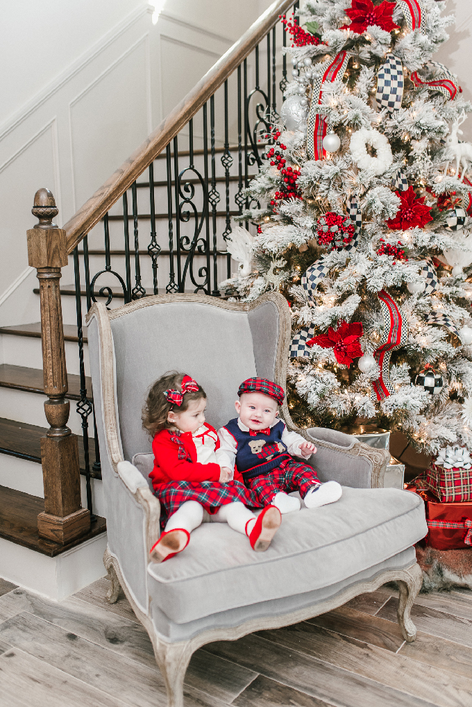 The Robinson Residence Christmas with Janie and Jack Plaid Party