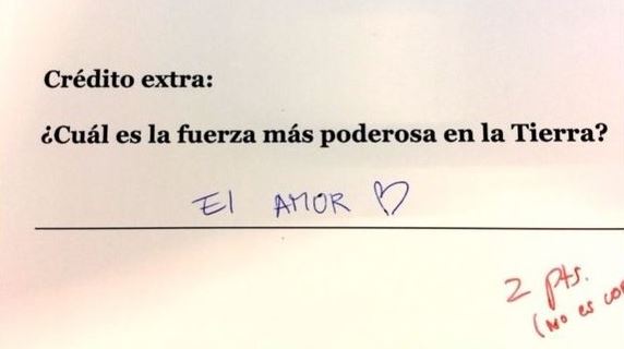 Las respuestas más increíbles y creativas dentro de un examen