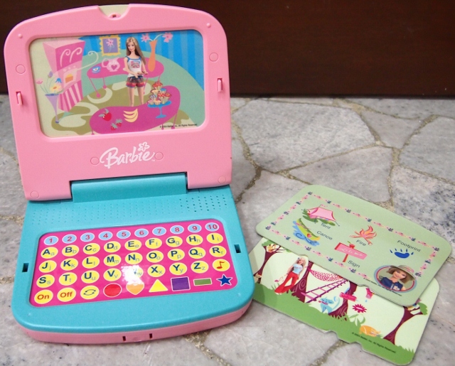 JuaiMurah Barbie Laptop With Cards