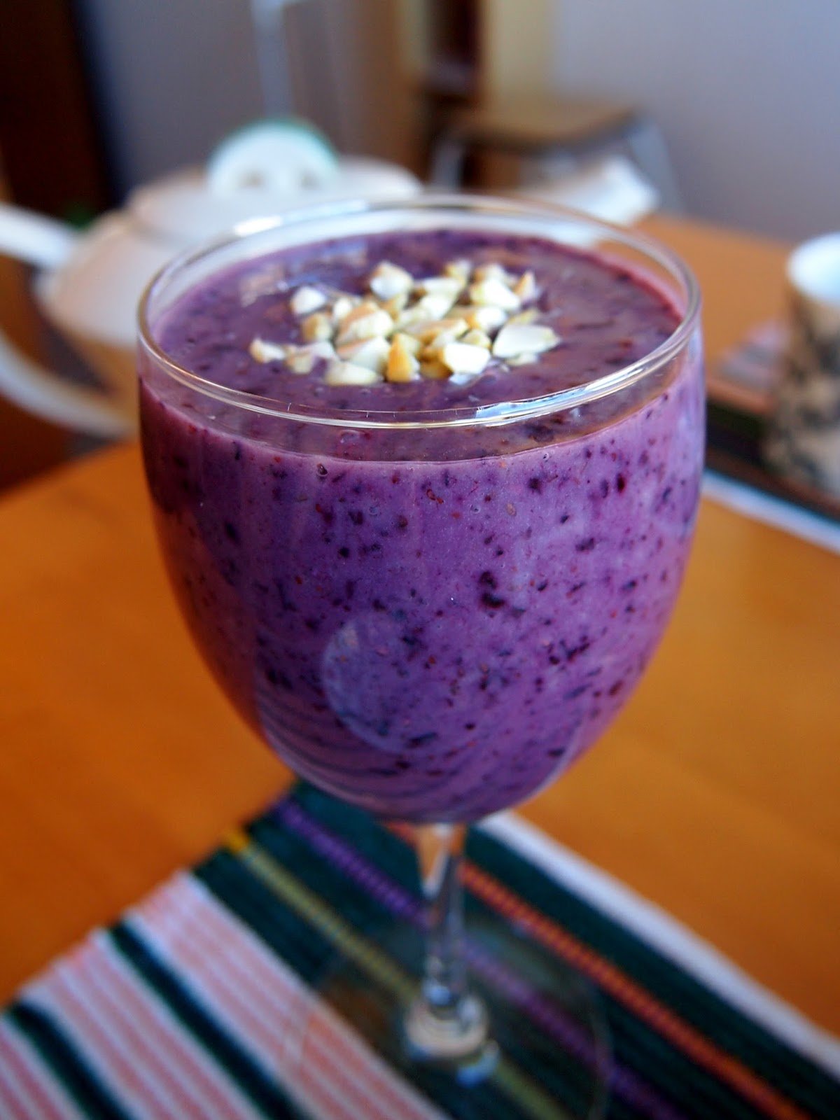 Vegemonia Chia mustikkasmoothie