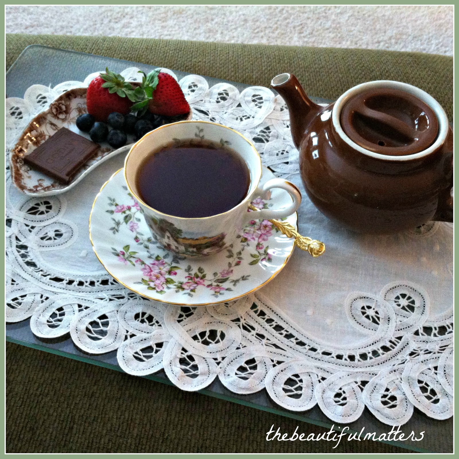 A cozy Sunday afternoon tea The Beautiful Matters