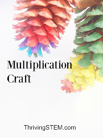 Here is a fun way to work on your multiplication skills and make some beautiful nature art at the same time.