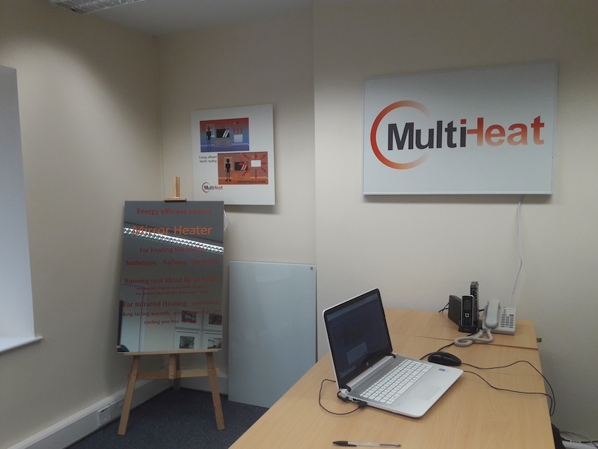 Shedworking Infrared heating for garden offices