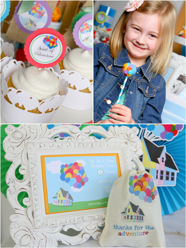 Up Movie Inspired Balloon Birthday Party Ideas - via BirdsParty.com