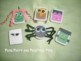 How to make Halloween Treats Boxes for a  party 
