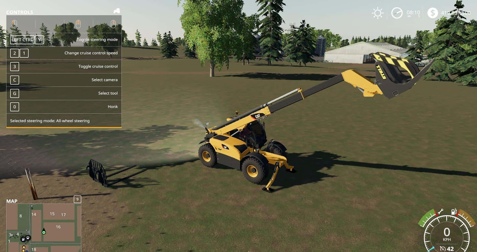 FS19 Cat TeleHandler v1.0 FS 19 & 22 USA Mods Collection
