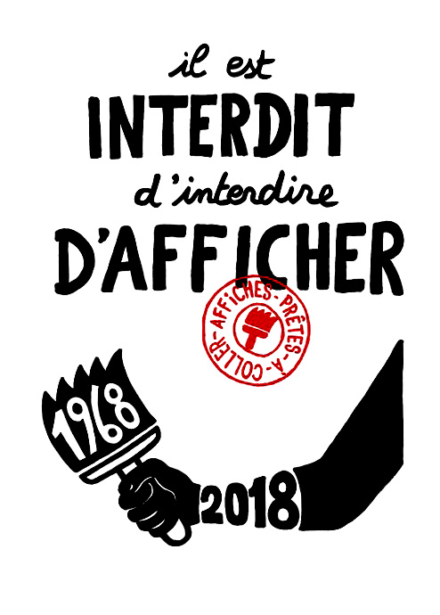 Bado, le blog: « Il est interdit d'interdire d'afficher 1968-2018
