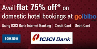 [ICICI Bank] Get 75% off on Domestic Hotel Bookings