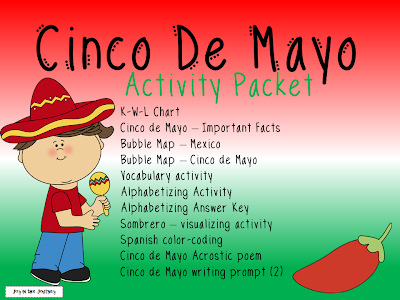 Fifth Grade Freebies: Cinco de Mayo Activities