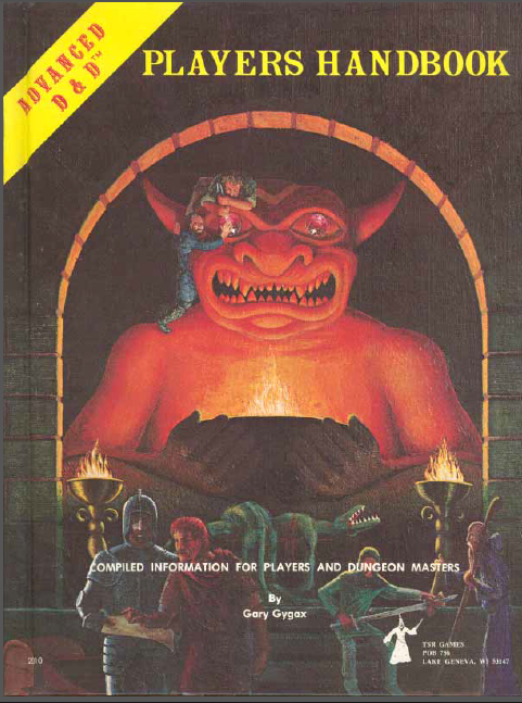 SAVE OR DIE!: AD&D Players Handbook part 1