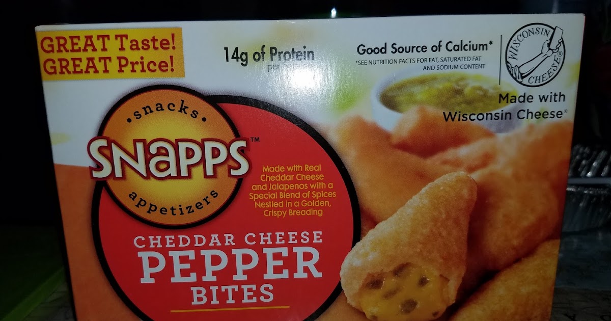 Snapps Cheddar Cheese Pepper Bites Airfryer New Item Review