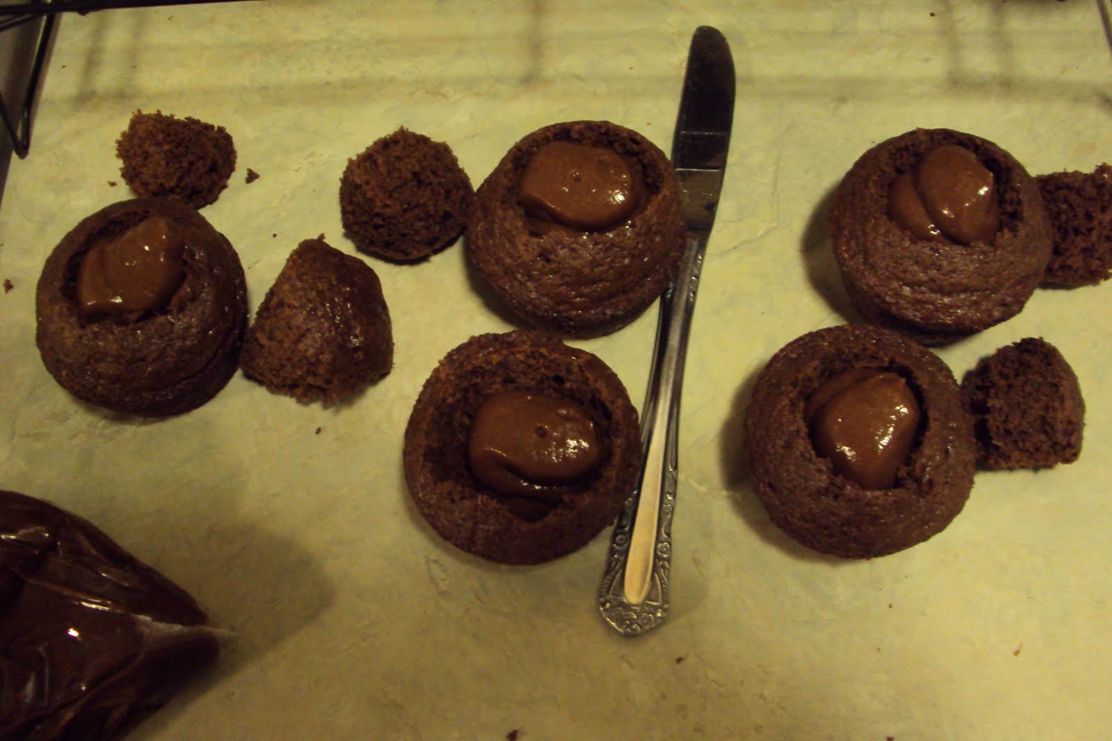 Our Adventure's Chocolate Pudding Filled Cupcakes!