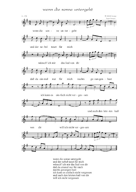 Wenn Die Sonne Ihre Strahlen Text Und Noten lieder & saitenspiel - tronjes blog: November 2012