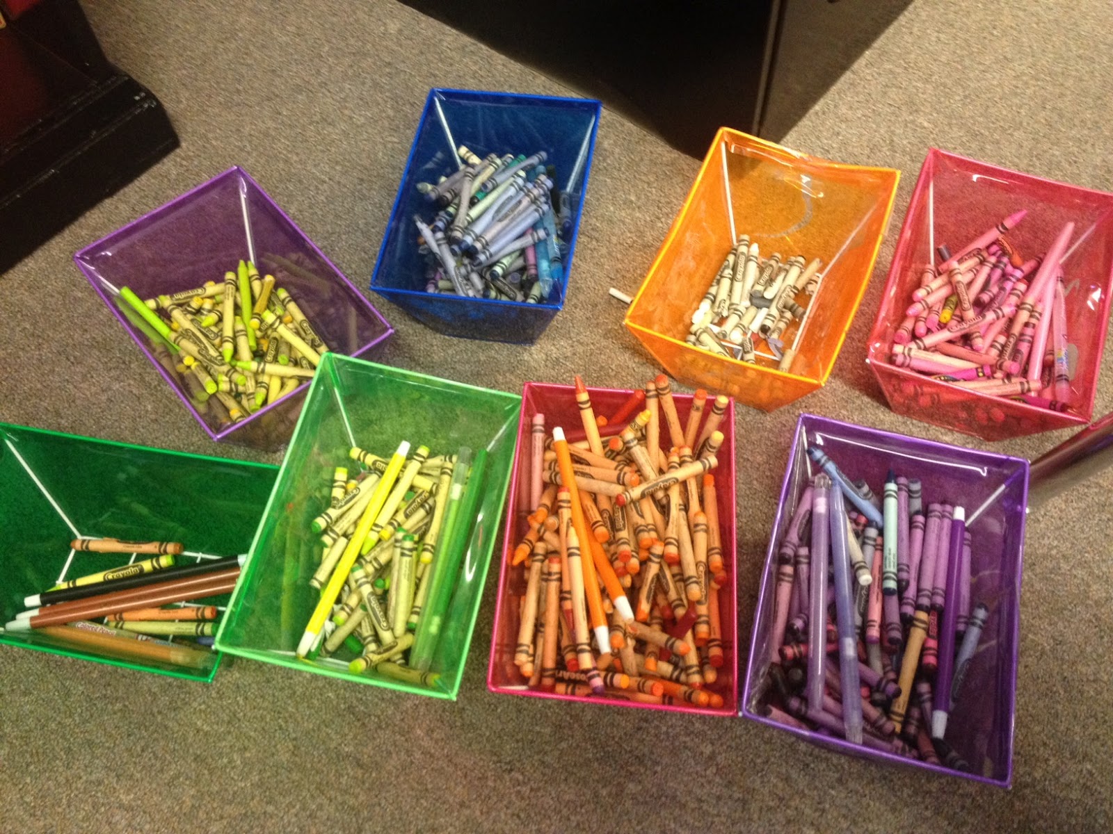 First with Franklin My students eat crayons!