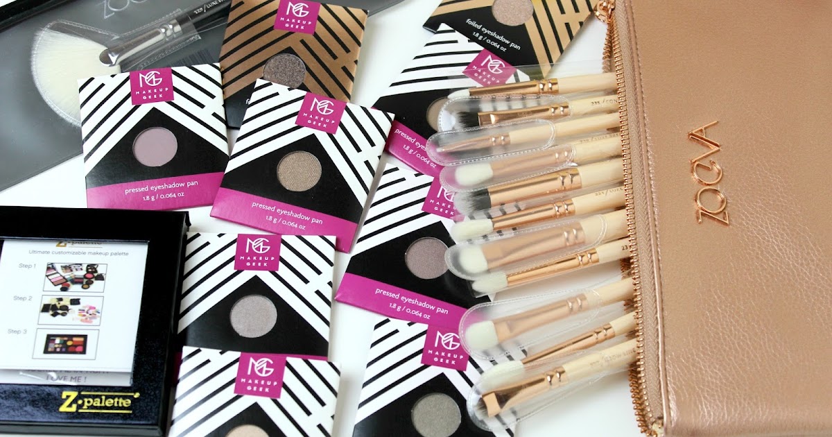 Beauty Bay Haul Zoeva Brushes and Makeup Geek Eyeshadows (with