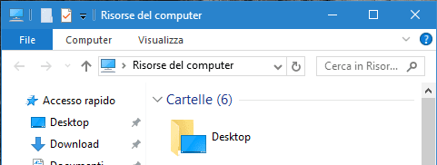 Windows 10 Update barra titolo finestre colorata