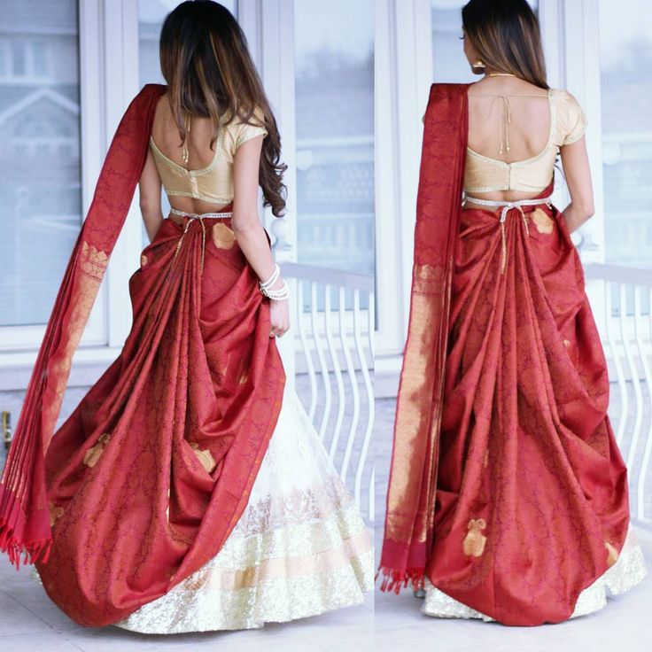 Amazing Saree draping style by Tia ...