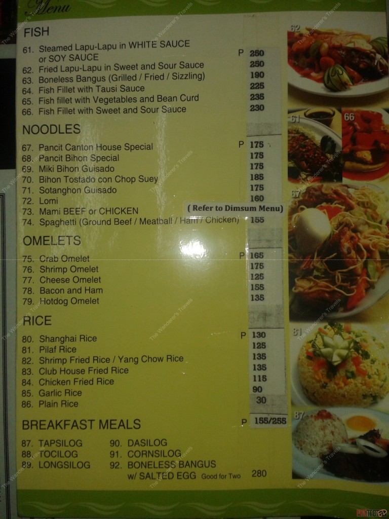 Dahlia Restaurant Menu Dahlia Restaurant Menu