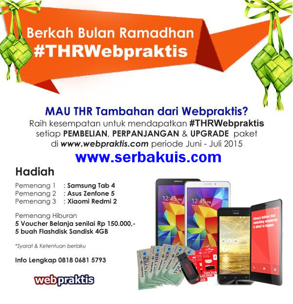 Promo THR Webpraktis Berhadiah Samsung Galaxy Tab 4