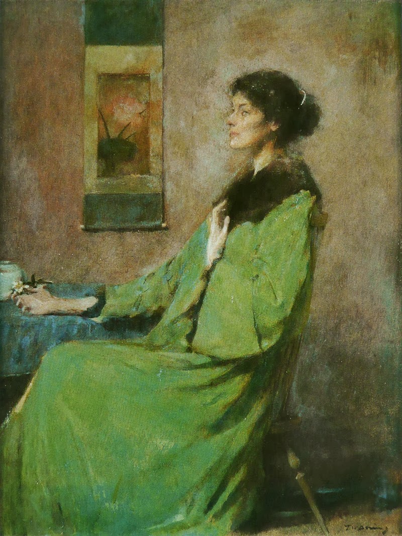 Thomas Dewing Tonalist painter Tutt'Art Pittura * Scultura