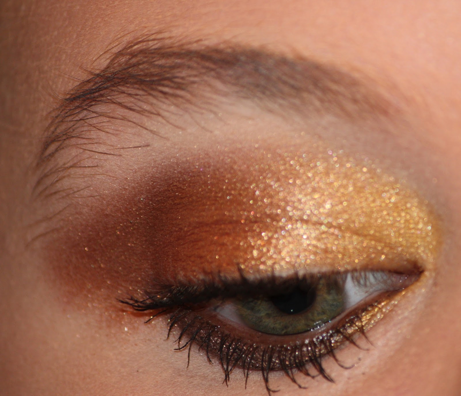 Die Zauberin Zebulon Gold & Bronze Eye MakeUp