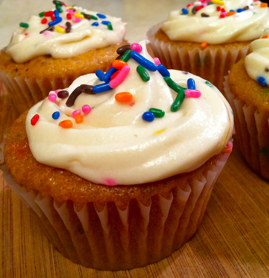 Evolve Vegan Funfetti Cupcakes