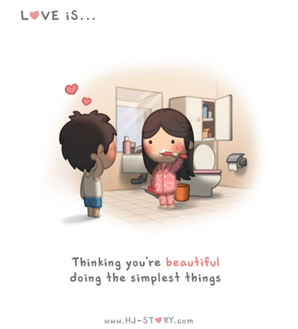 Husband’s Illustrations For Wife Capture Love At Its Simplest