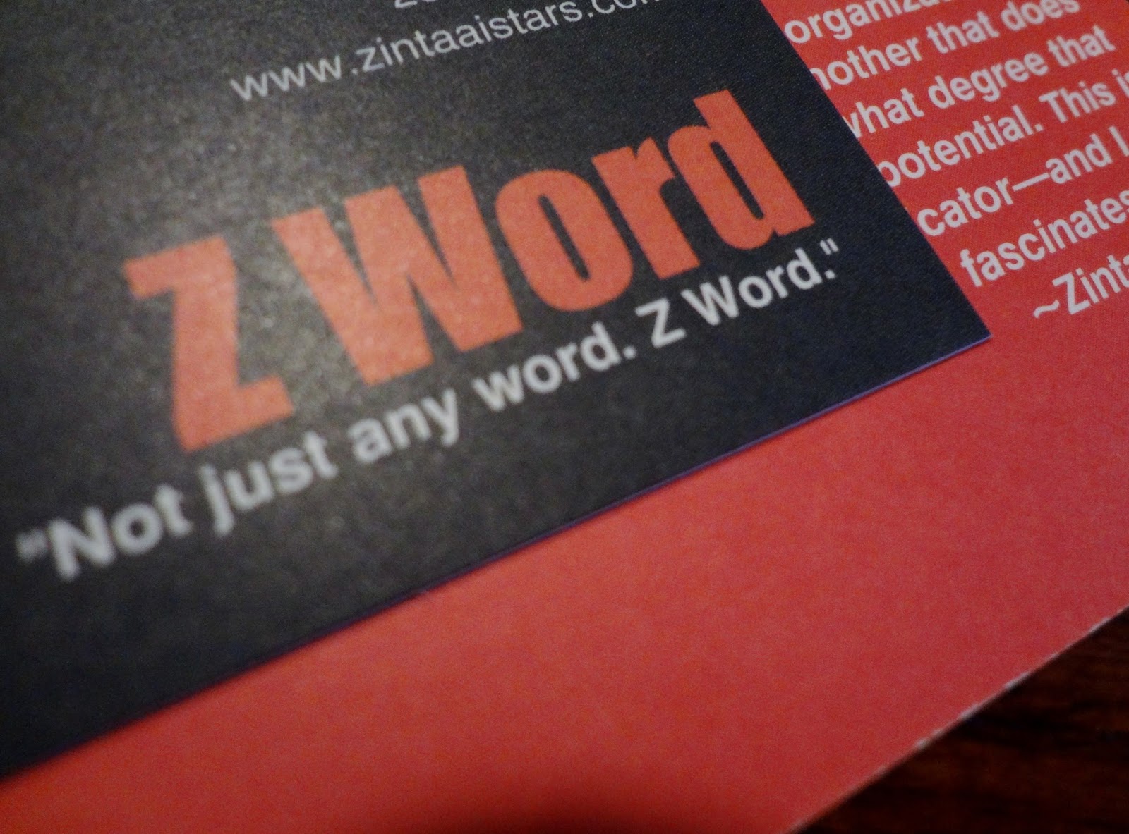 Zinta Aistars On a Writer's Journey Z Word, LLC Celebrating Year One