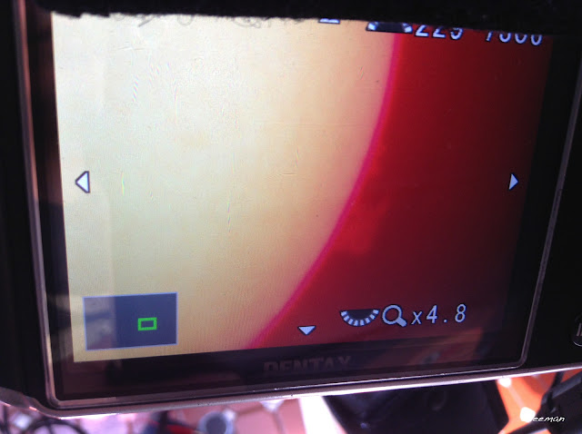 最近的太陽。 SolarmaxII 40 P75+XW20目鏡擴大。